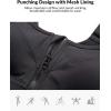 image:imageYvette Adjustable Sports Bras for Women High Impact Support Zip Front Sports Bra Plus Size Wireless for Running Workout GymBlack