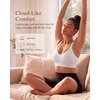 image:imageYvette Yoga Bras Midium Support for Women Low Impact Spaghetti Strap Mesh Splicing Style for Yoga Pilates Walking DailyWhite