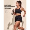 image:imageYvette Racerback Sports Bras for Women High Impact Maximum Support Wireless Running Bra for Large Breasts with Sewn in PadsBlue
