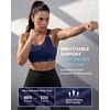 image:imageYvette High Impact Sports Bra for Women Adjustable Workout Soft Support Bra for Running Yoga Pilates Lounge amp GymMidnight Blue