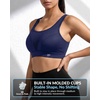 image:imageYvette High Impact Sports Bra for Women Adjustable Workout Soft Support Bra for Running Yoga Pilates Lounge amp GymMidnight Blue