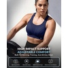 image:imageYvette High Impact Sports Bra for Women Adjustable Workout Soft Support Bra for Running Yoga Pilates Lounge amp GymMidnight Blue