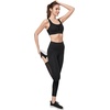 image:imageYvette Supportive Adjustable Sports Bras for Women High Impact Molded Cup Running Bra Large Bust Wireless for Workout HIITBlack