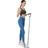 image:imageYvette Supportive Adjustable Sports Bras for Women High Impact Molded Cup Running Bra Large Bust Wireless for Workout HIITHaze Blue
