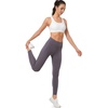 image:imageYvette Supportive Adjustable Sports Bras for Women High Impact Molded Cup Running Bra Large Bust Wireless for Workout HIITWhite