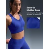 image:imageYvette Womens Sports Bra Front Zipper High Impact Support Mesh Racerback  Plus Size FriendlySewnin Pads Stay PutWirefree amp SupportiveBreathableSecure Zip ClosureFor Large BustRunningGymHIITRoyal Blue