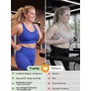 image:imageYvette Womens Sports Bra Front Zipper High Impact Support Mesh Racerback  Plus Size FriendlySewnin Pads Stay PutWirefree amp SupportiveBreathableSecure Zip ClosureFor Large BustRunningGymHIITRoyal Blue