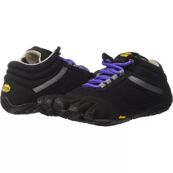 Vibram Five Fingers Womens Trek Ascent Insulated Trail Hiking ShoeBlackPurple