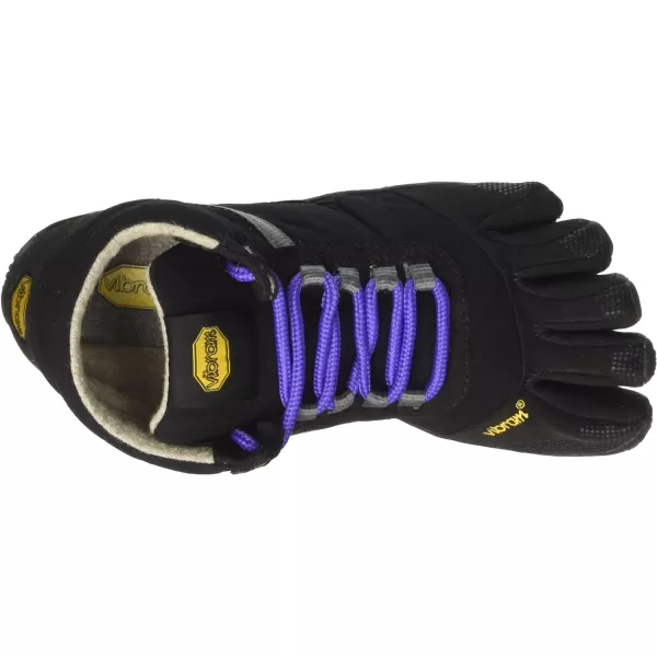 Vibram Five Fingers Womens Trek Ascent Insulated Trail Hiking ShoeBlackPurple