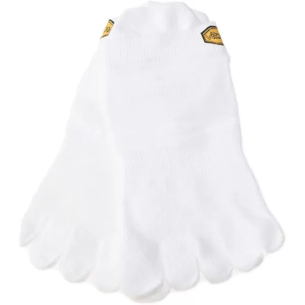 Vibram FiveFingers Athletic NoShow Toe SocksWhite