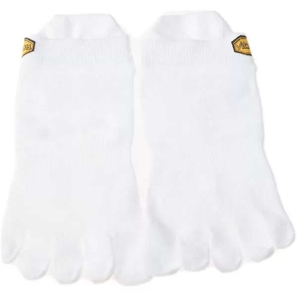 Vibram FiveFingers Athletic NoShow Toe SocksWhite