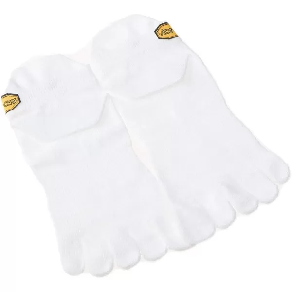 Vibram FiveFingers Athletic NoShow Toe SocksWhite