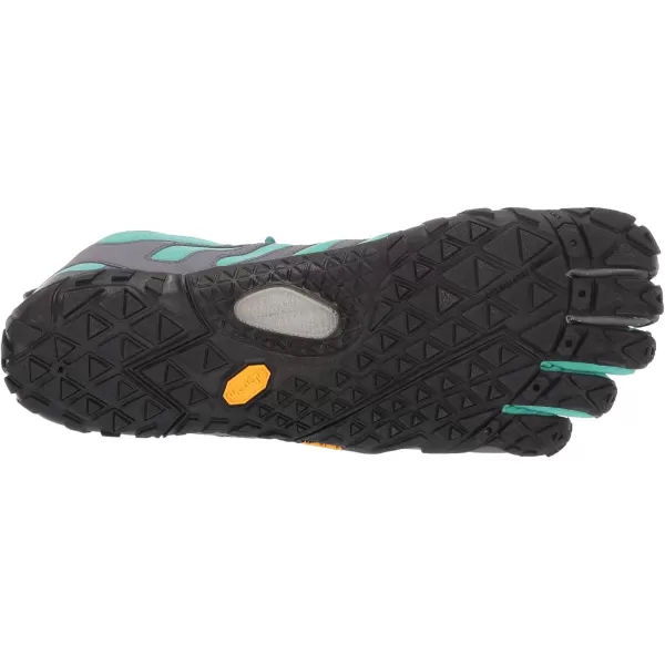 Vibram Mens FiveFingers VTrail 20 Trail Running ShoeBlue Green