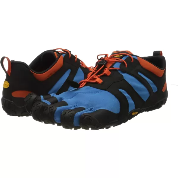 Vibram Mens FiveFingers VTrail 20 Trail Running ShoeBlue Orange