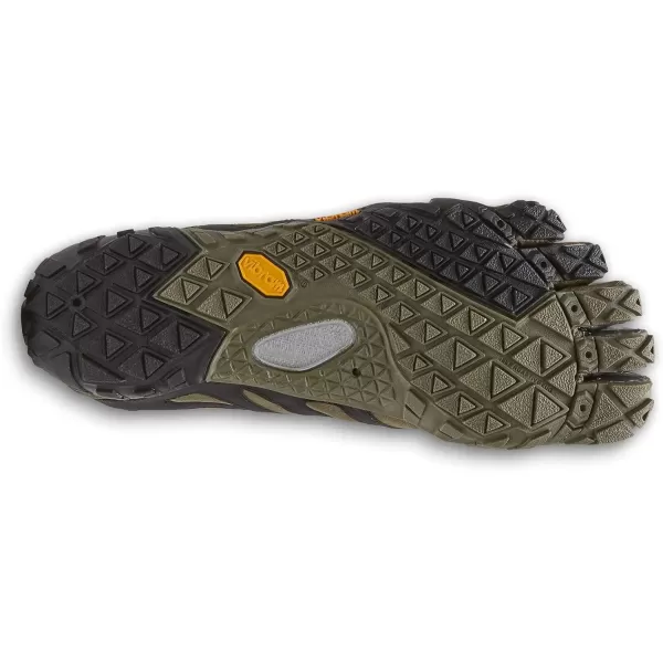 Vibram Mens FiveFingers VTrail 20 Trail Running ShoeIvyBlack