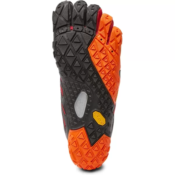 Vibram Mens FiveFingers VTrail 20 Trail Running ShoePompeian RedBlack