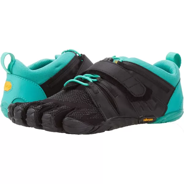 Vibram Mens FiveFingers VTrain 20 Fitness and Cross Training ShoeBlackGreen