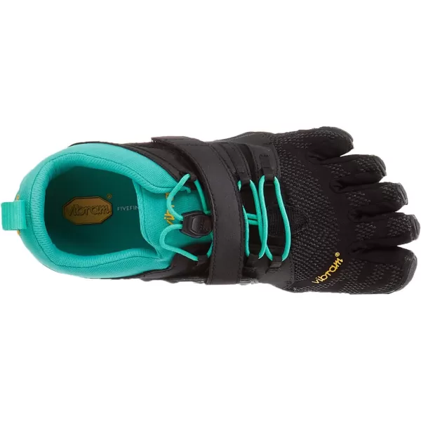 Vibram Mens FiveFingers VTrain 20 Fitness and Cross Training ShoeBlackGreen