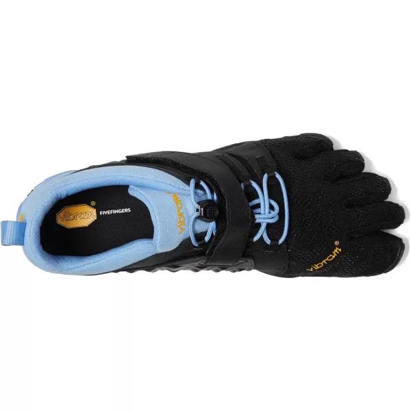 Vibram Mens FiveFingers VTrain 20 Fitness and Cross Training ShoeBlackLight Blue