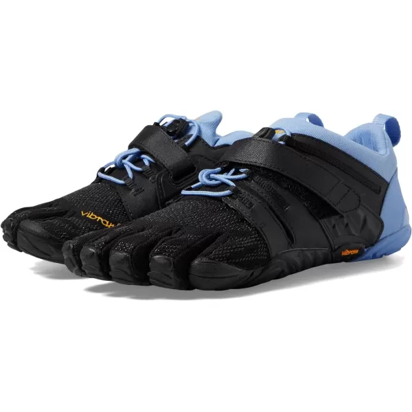 Vibram Mens FiveFingers VTrain 20 Fitness and Cross Training ShoeBlackLight Blue