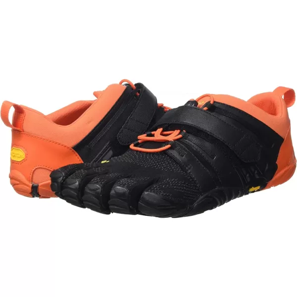 Vibram Mens FiveFingers VTrain 20 Fitness and Cross Training ShoeBlackOrange