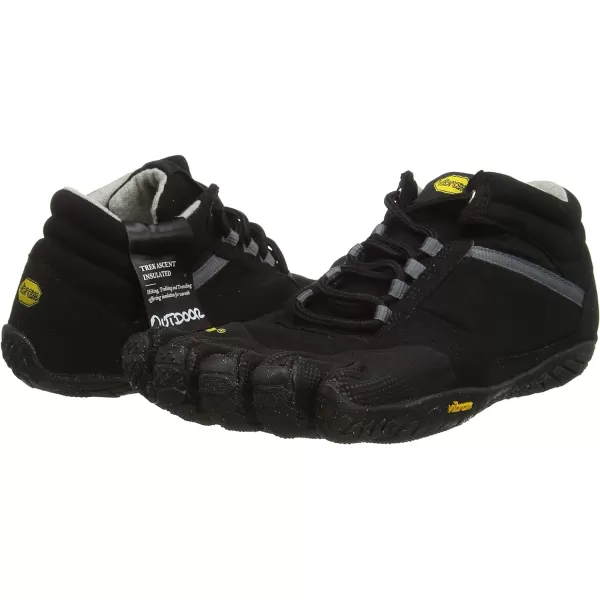 Vibram Mens Trek Ascent Insulated Walking ShoeBlack