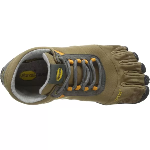 Vibram Mens Trek Ascent Insulated Walking ShoeKhakiOrange