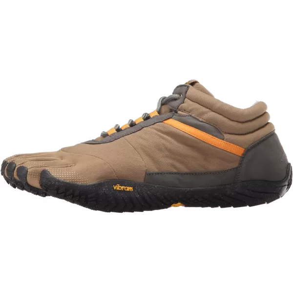 Vibram Mens Trek Ascent Insulated Walking ShoeKhakiOrange