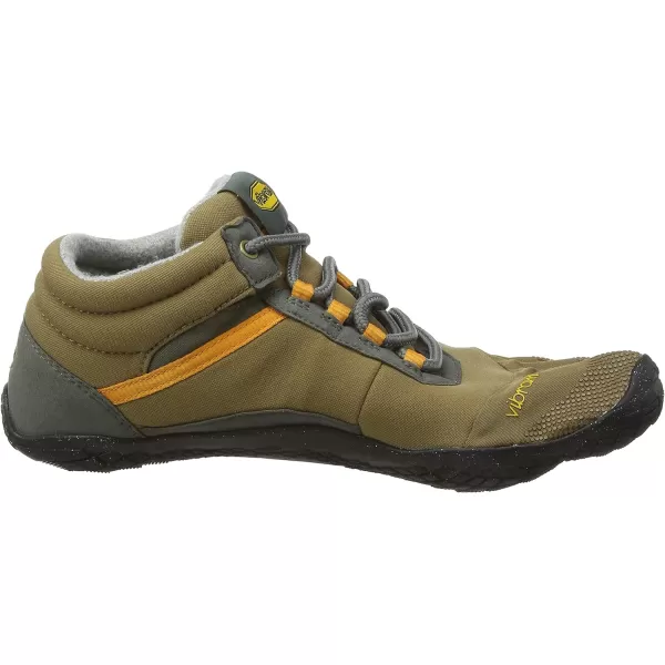 Vibram Mens Trek Ascent Insulated Walking ShoeKhakiOrange