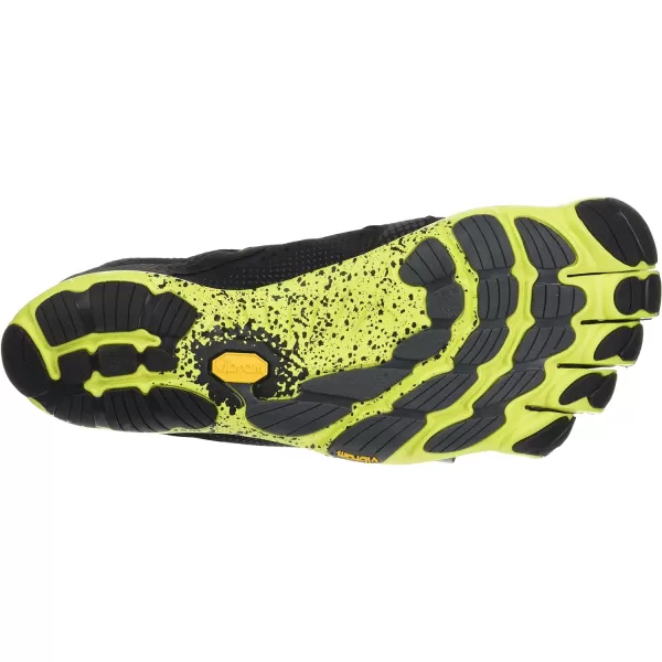 Vibram Mens VRun Running ShoeBlack Yellow