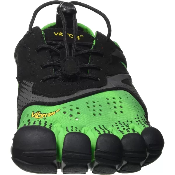 Vibram Mens VRun Sneaker Green Black 10Vibram Mens VRun Sneaker Green Black 10