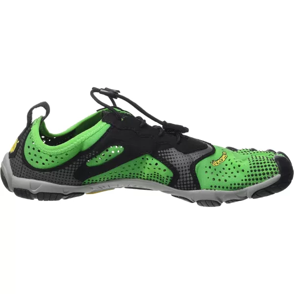 Vibram Mens VRun Sneaker Green Black 10Vibram Mens VRun Sneaker Green Black 10