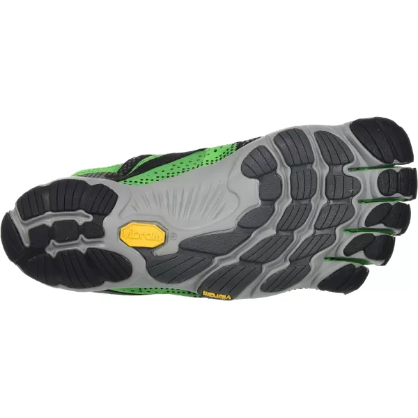 Vibram Mens VRun Sneaker Green Black 10Vibram Mens VRun Sneaker Green Black 10