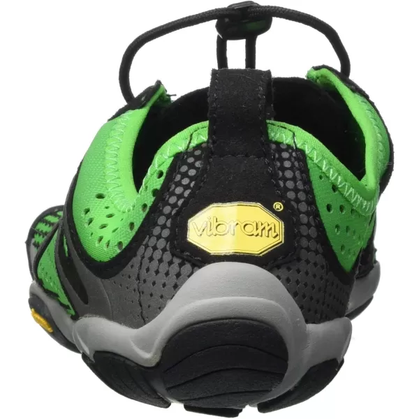 Vibram Mens VRun Sneaker Green Black 13Vibram Mens VRun Sneaker Green Black 13