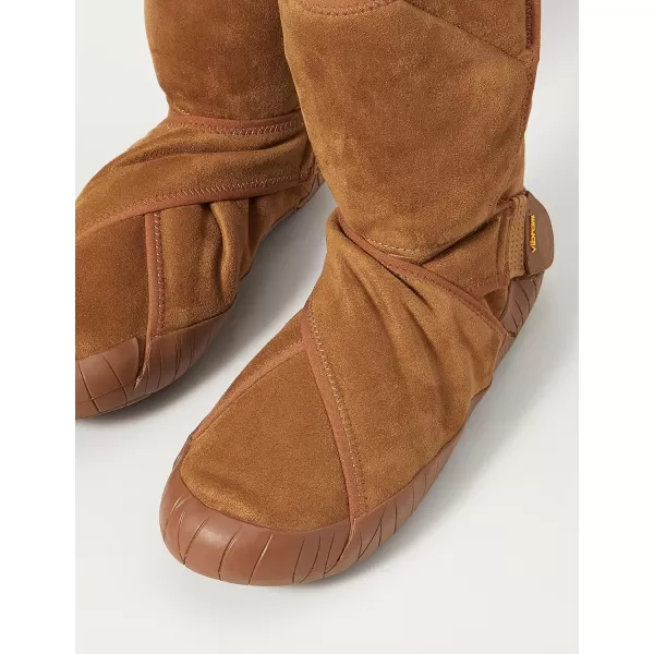 Vibram UnisexAdult Furoshiki Mid Boot Classic Shearling Camel Brown SneakerCamel Brown