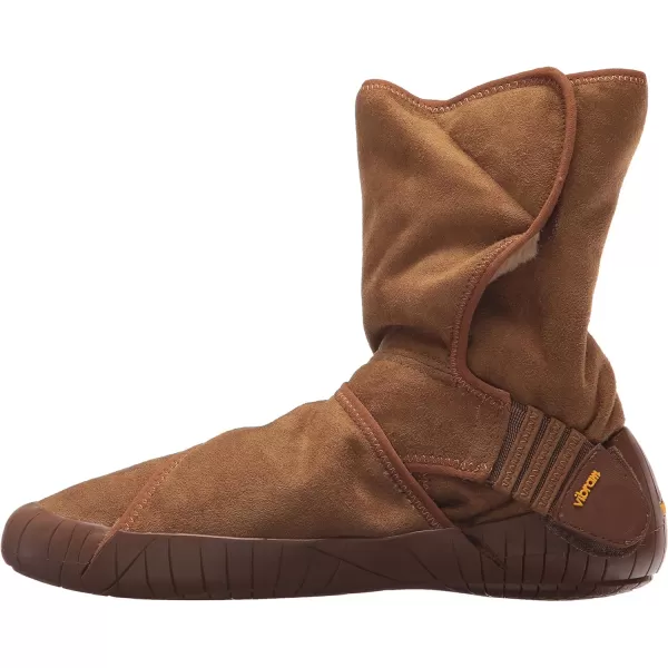 Vibram UnisexAdult Furoshiki Mid Boot Classic Shearling Camel Brown SneakerCamel Brown