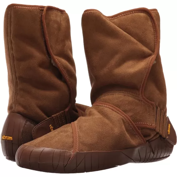 Vibram UnisexAdult Furoshiki Mid Boot Classic Shearling Camel Brown SneakerCamel Brown