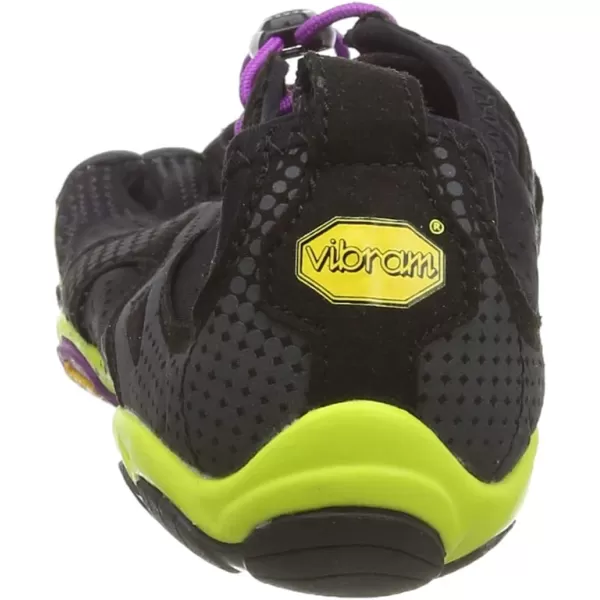 Vibram Womens FiveFingers VRun Running Shoe BlackYellowPurple 775 M USVibram Womens FiveFingers VRun Running Shoe BlackYellowPurple 775 M US