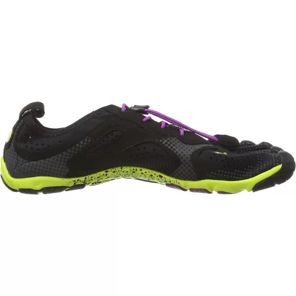 Vibram Womens FiveFingers VRun Running Shoe BlackYellowPurple 775 M USVibram Womens FiveFingers VRun Running Shoe BlackYellowPurple 775 M US