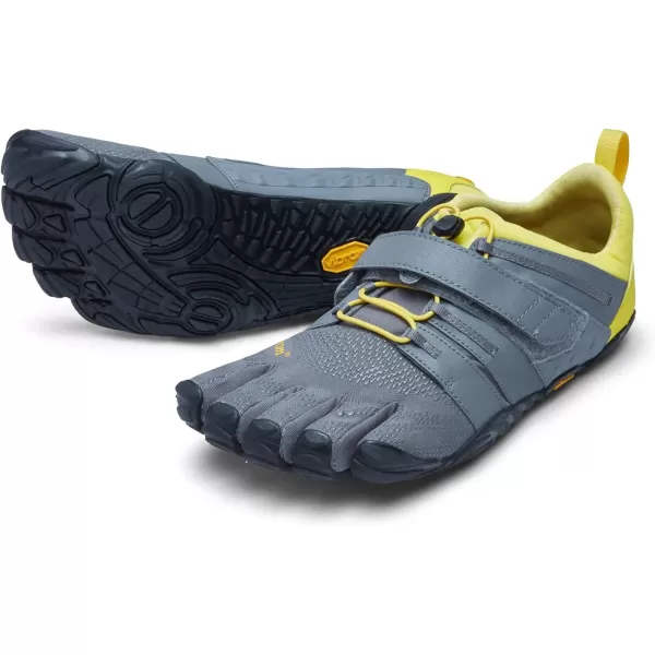 Vibram Womens FiveFingers VTrain 20 Fitness and Cross Training ShoeGreyYellowBlack