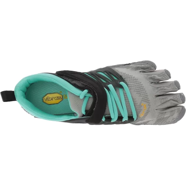 Vibram Womens VTrain Cross Trainer GreyBlackAqua 41 EU859 M US B EU 41 EU859 US USVibram Womens VTrain Cross Trainer GreyBlackAqua 41 EU859 M US B EU 41 EU859 US US