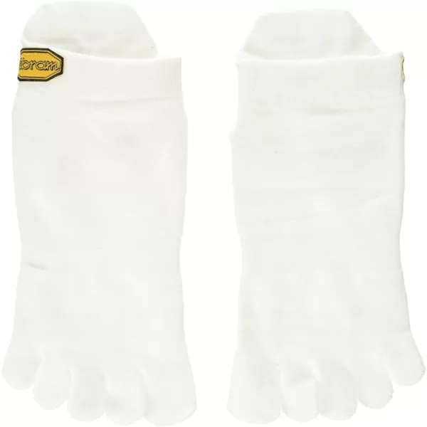 Vibram FiveFingers Athletic NoShow Toe SocksWhite