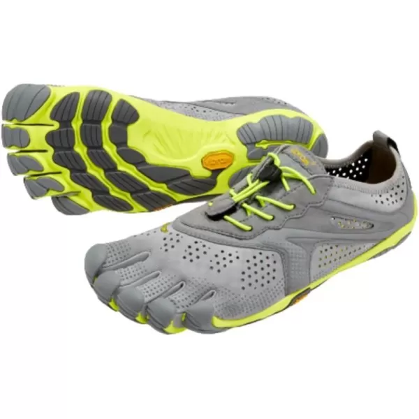 Vibram Mens VRun Running ShoeGreyYellow