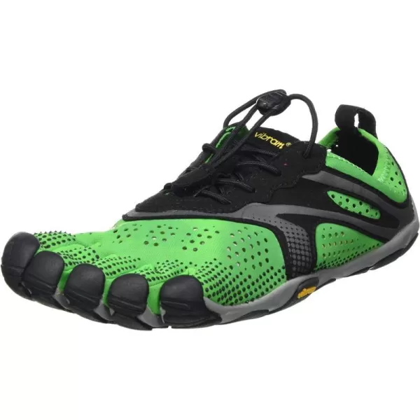 Vibram Mens VRun Sneaker Green Black 10Vibram Mens VRun Sneaker Green Black 10