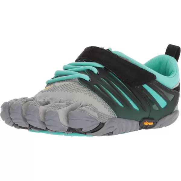 Vibram Womens VTrain Cross Trainer GreyBlackAqua 41 EU859 M US B EU 41 EU859 US USVibram Womens VTrain Cross Trainer GreyBlackAqua 41 EU859 M US B EU 41 EU859 US US