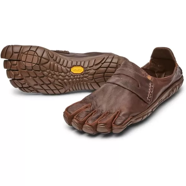 Vibram FiveFingers Mens CVTLeather Minimalist Casual Walking ShoeBrown