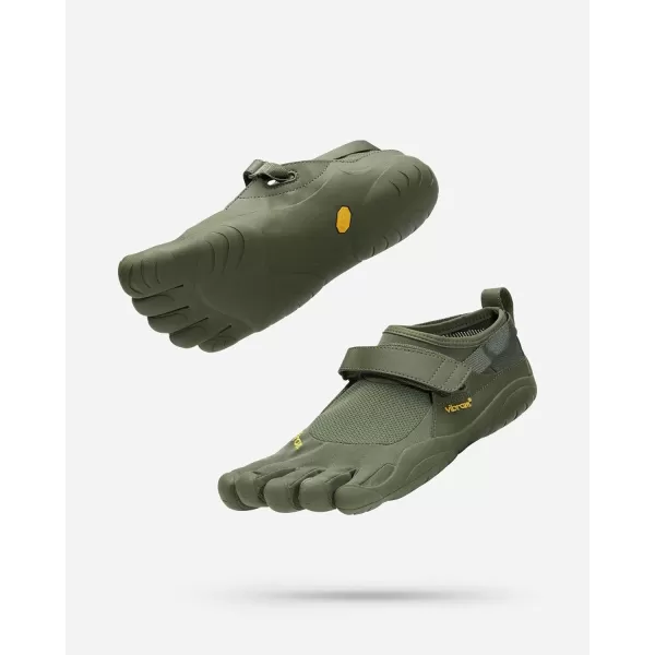 Vibram Mens FiveFingers KSO Trail Hiking ShoeMilitary Green