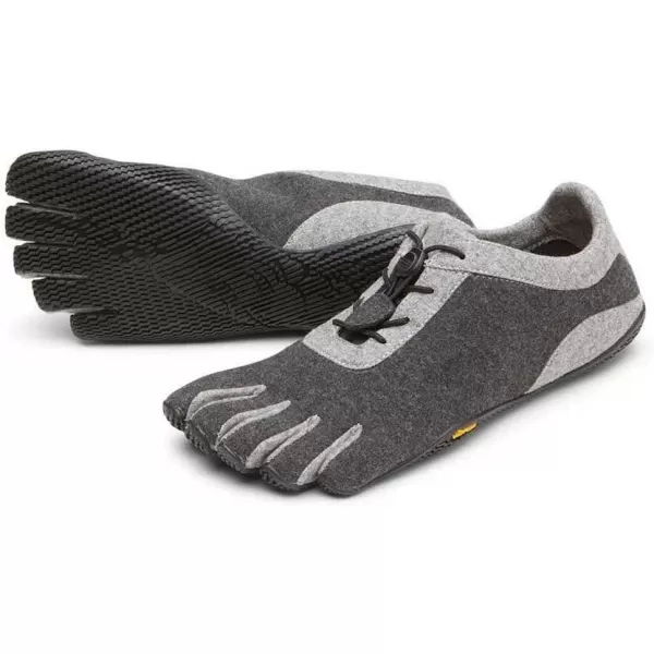 Vibram Five Fingers Mens KSO Trek Trail Hiking Black ShoeLight GreyBlack