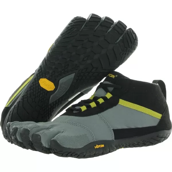 Vibram Five Fingers Mens VTrek Trail Hiking ShoeBalckGreyCitronelle