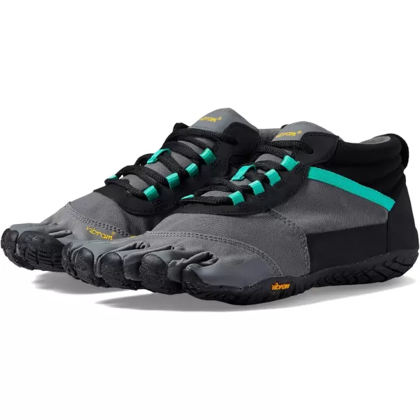 Vibram Five Fingers Womens VTrek Insulated ShoesBlackGreyGreen